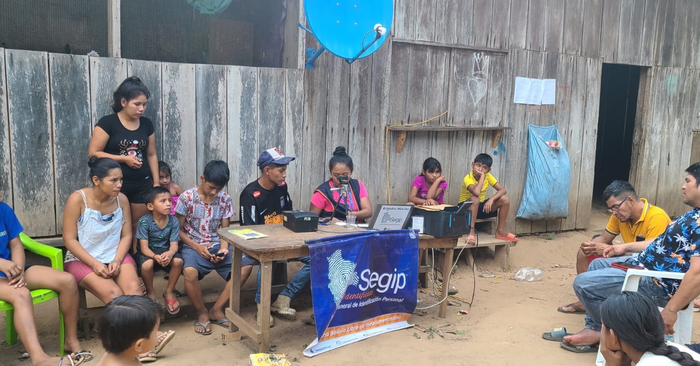 Las Brigadas Móviles del Segip llegaron a Ixiamas 