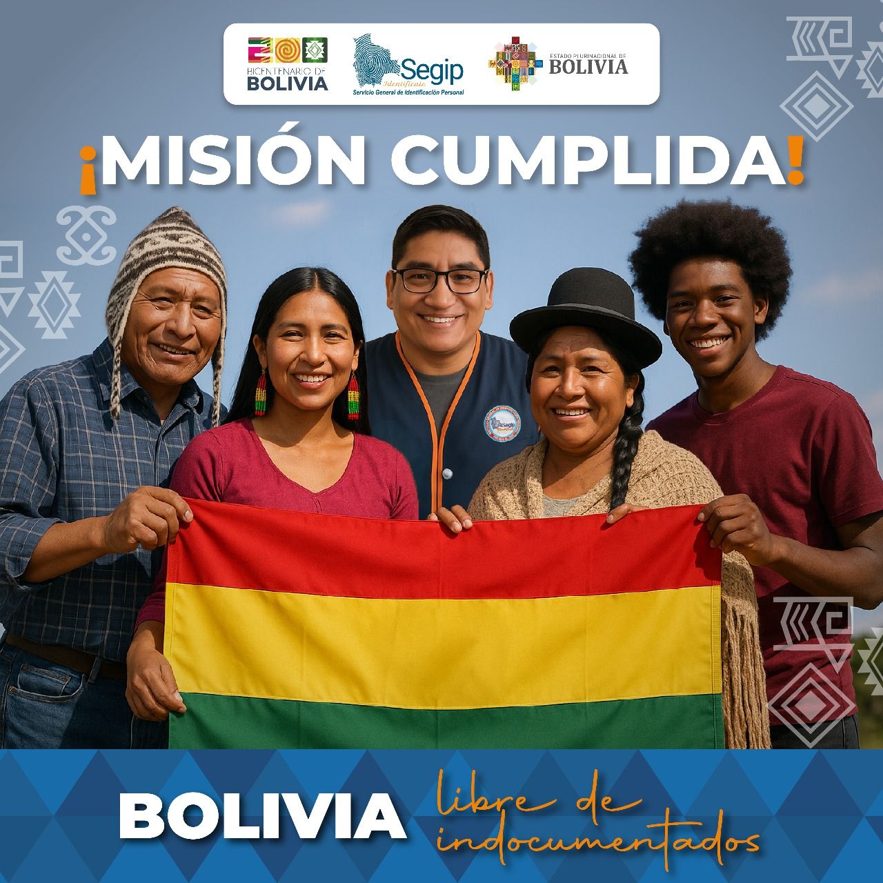 ¡Bolivia, Libre de Indocumentados en su Bicentenario!